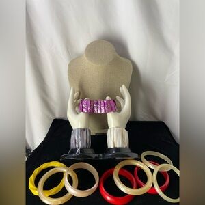 Vibrant multi colored bracelets